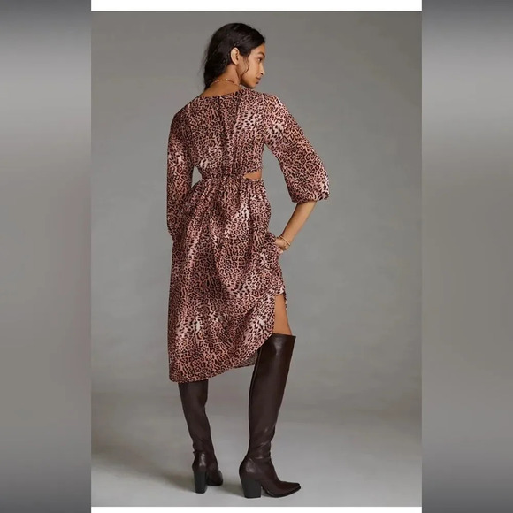 Anthropologie Ranna Gill leopard dress - Picture 3 of 16
